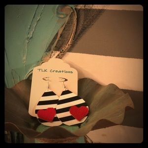 Faux leather Earrings